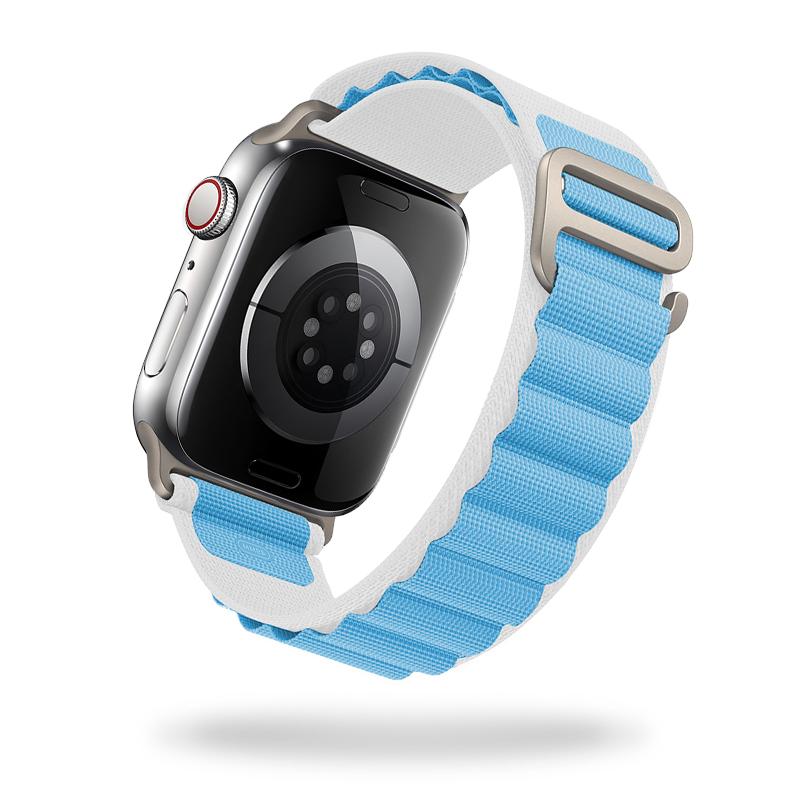 Ремешок Alpine Loop для Apple Watch ultra 45 мм, 41 мм, 44 мм, 40 мм, 49 мм, 42 мм, 38 мм, металлический браслет iWatch Ultra SE 8, 7, 6, 5, 4, нейлоновый ремешок