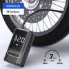 Car Air Pump Portable Mini Self Propelled Electric Air Compressor  Pump Tire Inflator Handheld Wireless Digital Display Pump