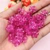 Creative Craft DIY Spacer Loose Beads with Hole Handmade Material 100pcs 14mm Jewelry Accessories Flower Shape Multicolor Acrylic