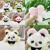 Colorful Panda Sunflower Plush Keychain Doll For Trendy Bag Charms And Gifts