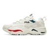 Fila Трассировщик Ткань Удобный Универсальный Дышащий Низкий верх Папины кроссовки Женские кроссовки Светло-белый F12W021111FWR