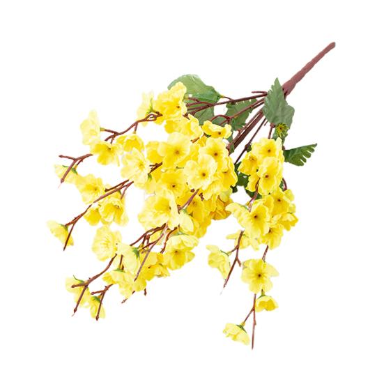 Искусственный цветок, неувядающий цвет, тонкое мастерство, долгий срок службы, красивая мини-имитация цветка сливы для офиса