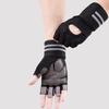 Coexistence 2026 Custom Logo Unisex Sports Bodybuilding Training Cycling Gym Weightlifting Fitness Half Finger Polyester Running