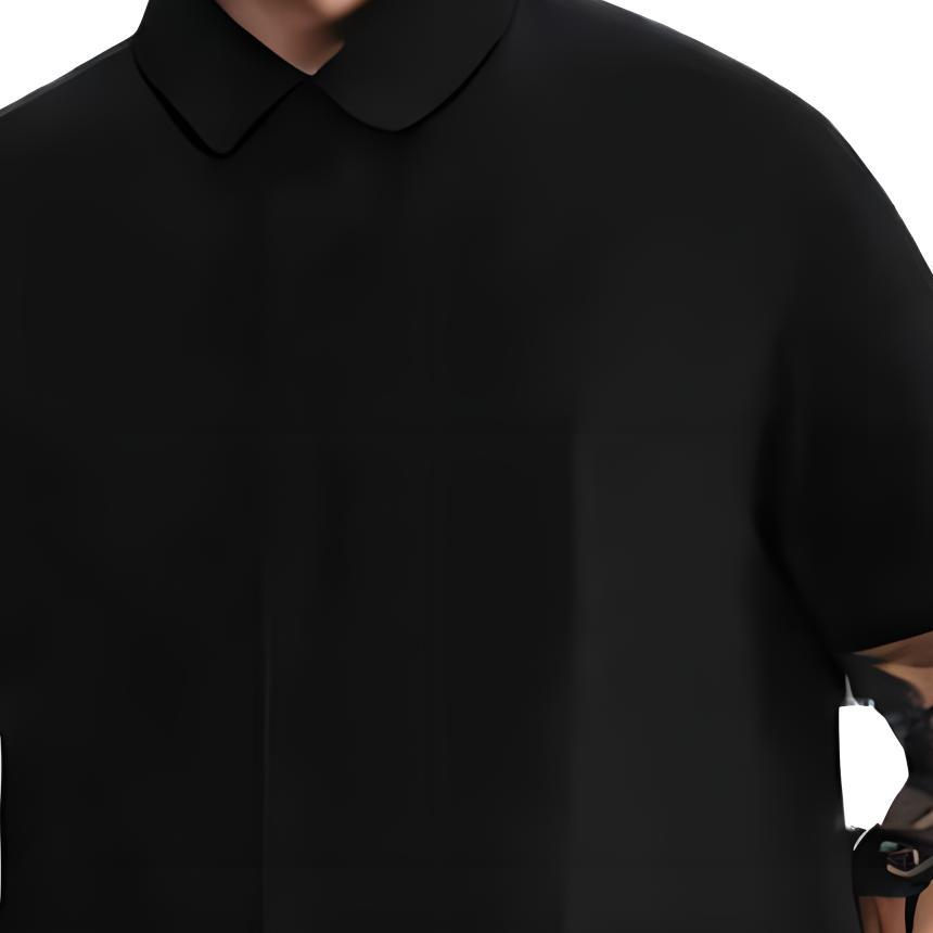 Nike Dri-Fit Идеальная Эластичность Удобная Простая Модная Универсальная Футболка с Коротким Рукавом Мужские рубашки Черный HQ6959-010