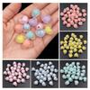 Bracelet for Jewelry Core Peach Heart Beads Acrylic Matte Necklace Earrings Marking 10pcs Fashion Handmade DIY Material  Accessories