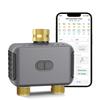 2-Outlet Tuya Smart Automatic Water Timer Garden Irrigation Watering System Sprinkle Faucet Hose Programmer Support Alexa Google