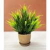 6 Packs Fake Plants Small, Mini Artificial Plants Indoor For Home Farmhouse Bathroom Shelf Décor (Height : 17Cm, Chocolate) - Plastic