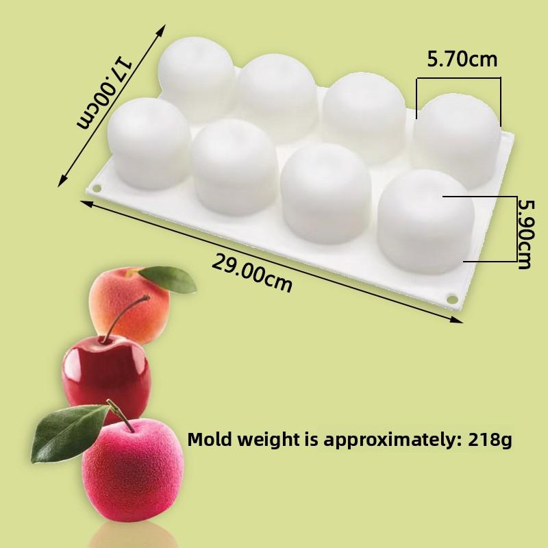 Фруктовая серия Манго Груша Форма для выпечки Муссовый торт Силиконовая форма Десерт Выпечка Антипригарная Прочная Легко моется Французский торт Украшение