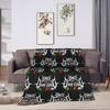 Four BFB  BFDI Blanket Velvet Textile Decor  Portable Lightweight Throw Blankets for Bedding Office Bedding Throws