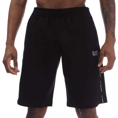 Emporio Armani Mens Logo Branded Tape Shorts