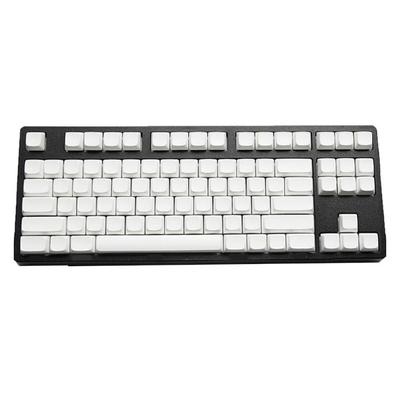 XDA Профиль 87 Клавиш Пустые Колпачки Минималистичный Белый PBT Материалы для Энтузиастов Механических Клавиатур