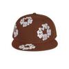 European and American Unisex INS Embroidered Kapok Flower Pattern Duckbill Hat Trendy Versatile Hat