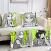 Anime A-Aya Oosawa Pillow Case Printed Pillowcase for Living Room Sofa Cushion Cover & Bedroom Decor