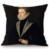 Italian Sofonisba Anguissola Last Renaissance Female Painter Portrait Woman Lady Art Sofa Pillow Case Cotton Linen Cushion Cover