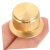 ERINGOGO Sound Knob, Control Volume Amplifier Knob, Bass Knob, Universal Bass Knob, Guitar Tuner, Earphone Knob, Electric Guitar Knob, Wired, Golden A