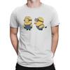 Men's T-Shirts Cute Cool Pure 100% Cotton Tee Shirt Short Sleeve M-Minions T Shirts Round Collar Women Clothing S-4xl Top Unisex