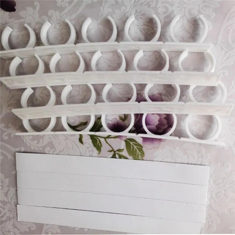 Кухня Маленькие Аксессуары 4 Яруса Органайзер для Специй Навесной Шкаф Подвесной Набор Крючков-Клипс для Баночек для Специй Бытовой Держатель для Хранения