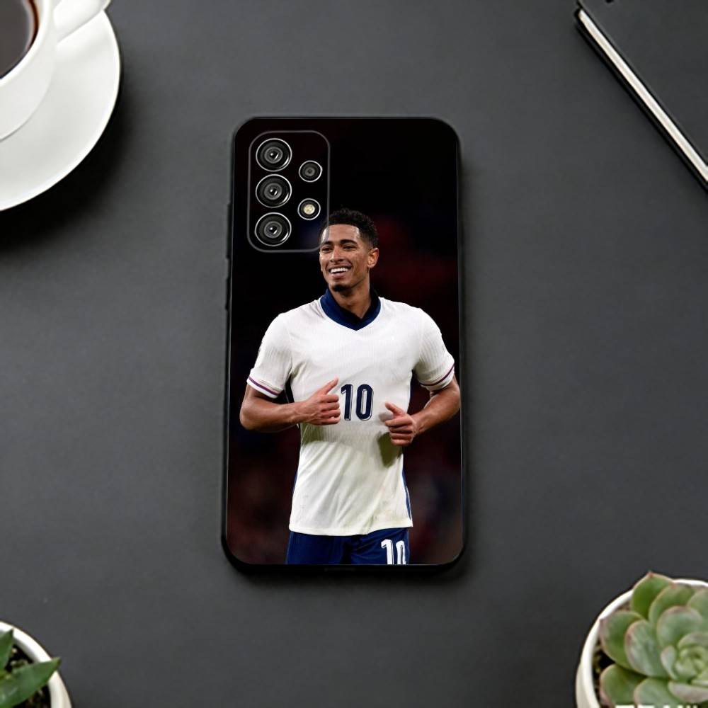 Чехол для телефона J-Jude Football B-Bellingham для Samsung S25,S24,S21,S22,S23,S30,Ultra,S20,Plus,Fe,Lite,Note,10,Черная крышка