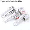 50/10Pcs Stainless Steel Replaceable Eyebrow Blades - Microblading Trimmer, Face Hair Remover Razor & Makeup Beauty Tools