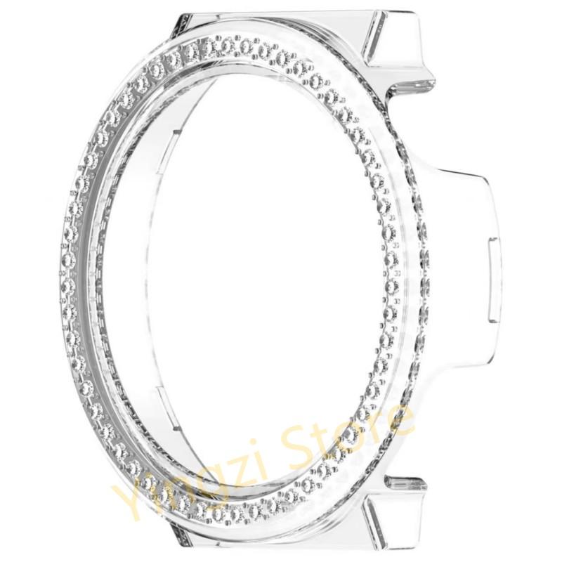 Блестящий полый корпус-рамка для Huawei Watch GT5 41мм GT5 Pro 42мм Алмазный Кристальный Бампер Защита для GT4 41мм Аксессуар-чехол