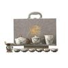 ru kiln ceramic tea set - gift box edition