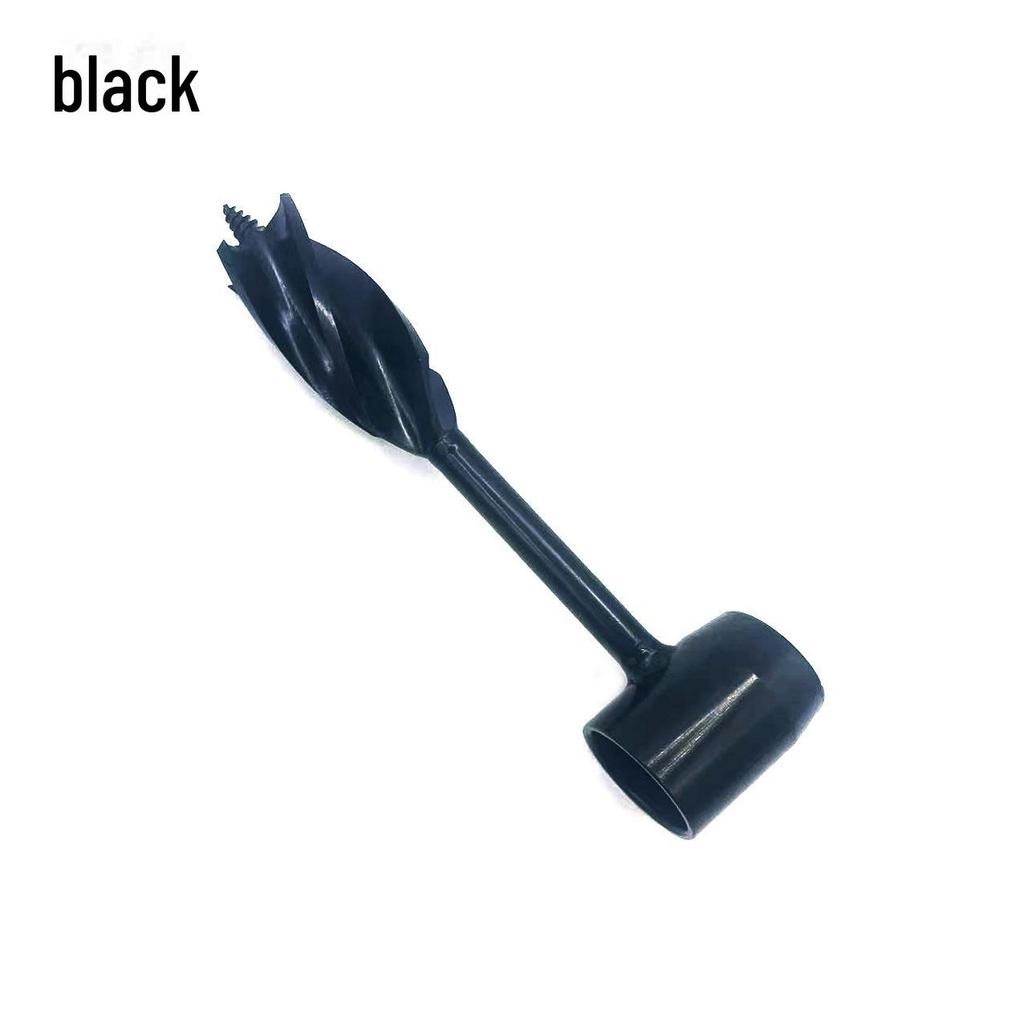 Ручной четырехлезвийный бур для обработки древесины для кемпинга, рубки леса, доставки воды и выживания на природе