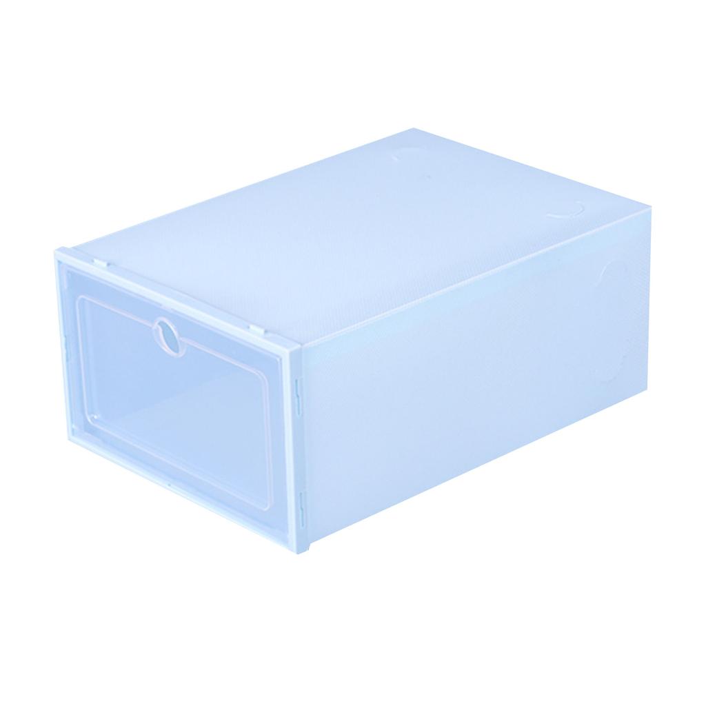 Shoes Plastic Stackable Shoe Box Organizer Storage Clear Foldable Home Textile Storage Stuff Organizer