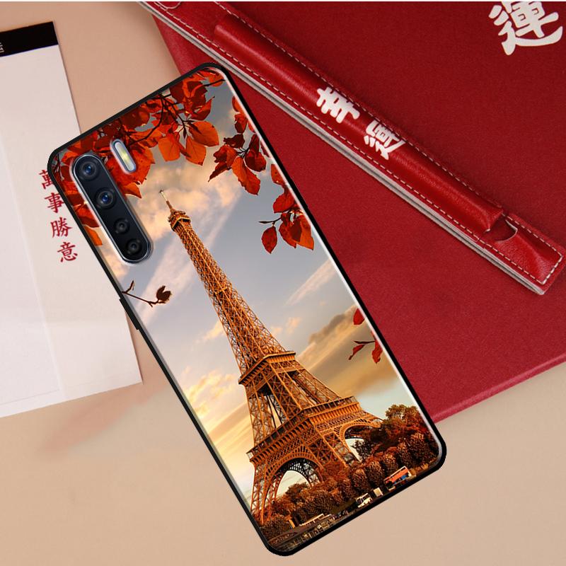 Чехол Paris Eiffel Tower для Oppo A40 A78 A54 A74 A94 A17 A57 A77 A76 A16 A96 A18 A60 A80 A38 A58 A98 A15 A5 Pro
