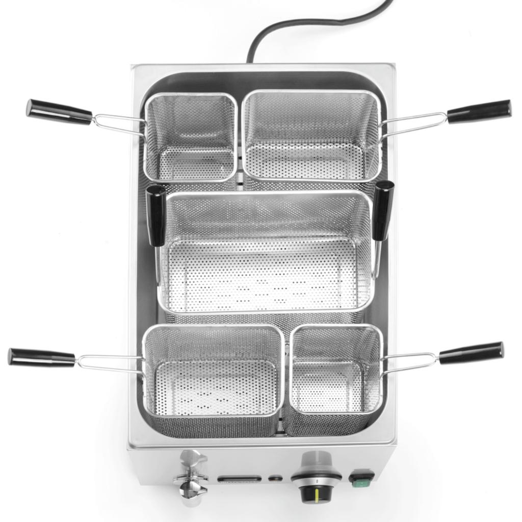 Makaroniarka warnik urządzenie do gotowania makaronu 5 koszy 25 l 3500 W