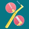 20Pcs L Type Angled Interdental Brush For Braces Micro Soft Brush For Dental Brackets Cleaning Short Handle Brushes