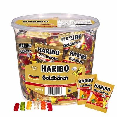 Haribo Gold Beren Bucket 1 кг, корейские закуски