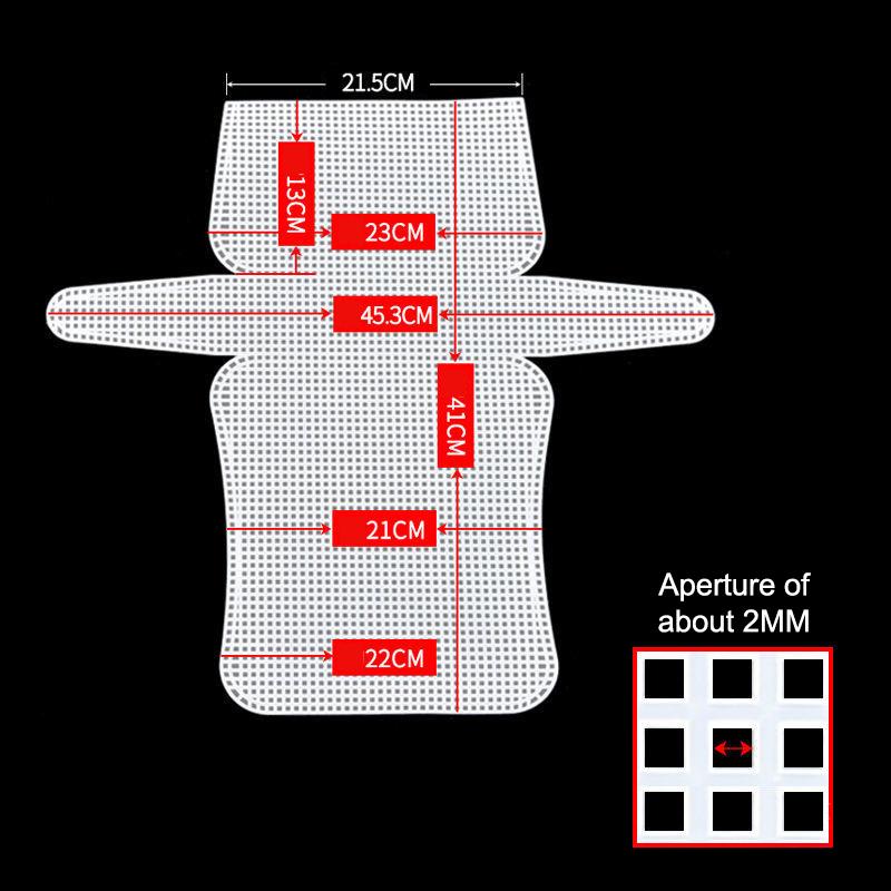 Набор для плетения сумок своими руками с легкой пластиковой сетчатой тканью