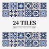 24 штуки плитки в европейском стиле, наклейки на стены, водонепроницаемые и маслостойкие наклейки для плитки для кухни и ванной комнаты, самоклеящиеся