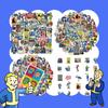Sheets 50 Fallout Game Graffiti Stickers Luggage Laptop Diy Not Adhesive