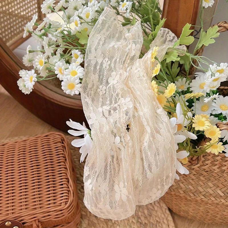 Женские носки Harajuku Ladies Breathable Transparent Floral Ladies Flower Ladies Sweet Mesh Fishnet Socks Soft Funny Socks Hosiery