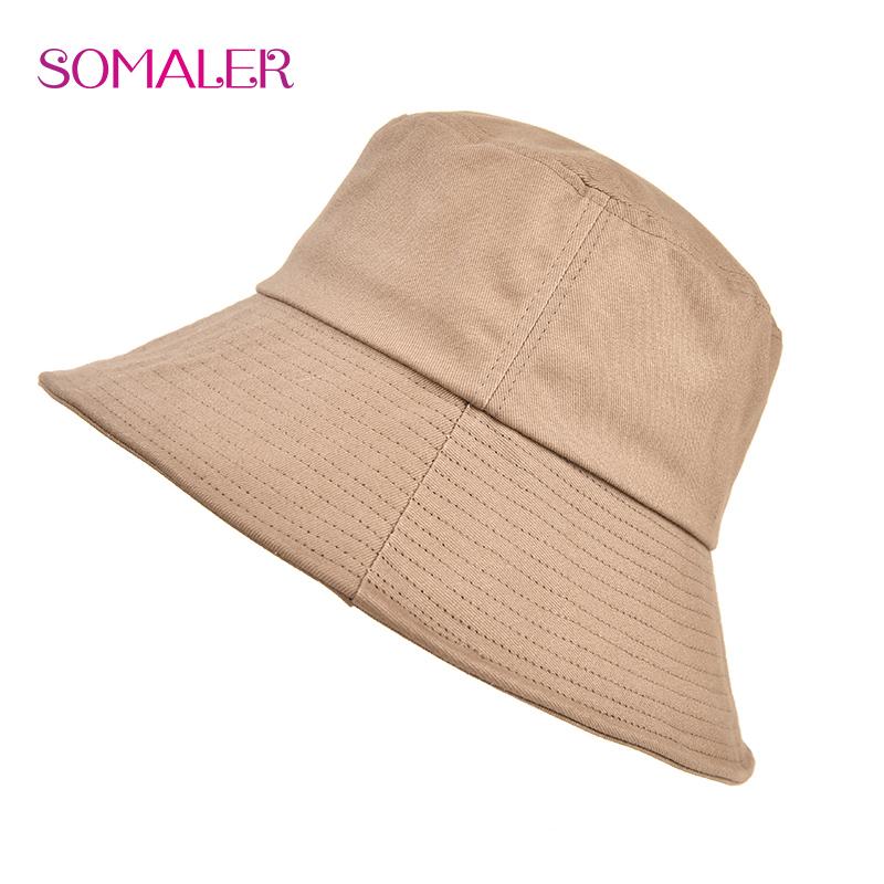 SOMALER Летние хлопковые шляпы от солнца для женщин. Пляжные шляпы от солнца с подбородочными ремнями.