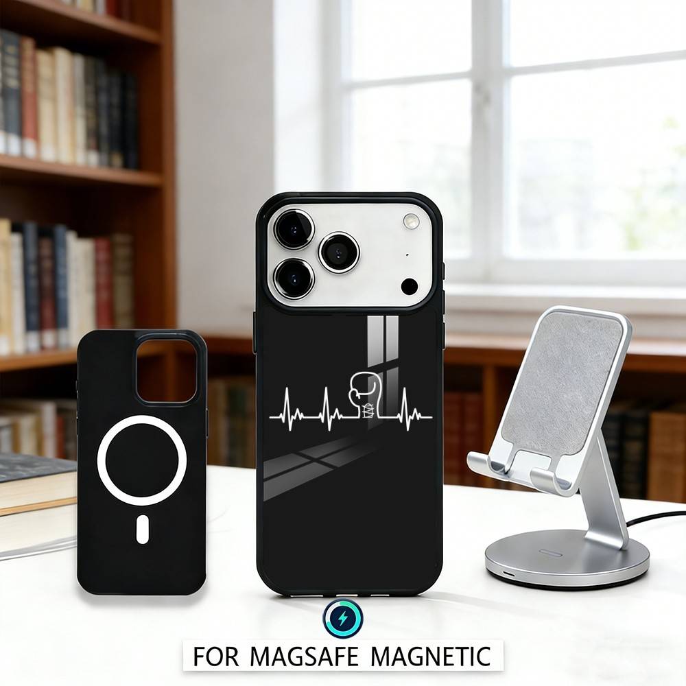 B-Бокс A-Искусство G-Перчатки Чехол для телефона Магнитный Для iPhone17 16 15 14 13 12 Pro Max Для Magsafe Беспроводная зарядка Чехол