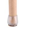 16Pcs Transparent PVC Table Chair Furniture Leg Non Slip Foot Cap Cups Cover Floor Protector