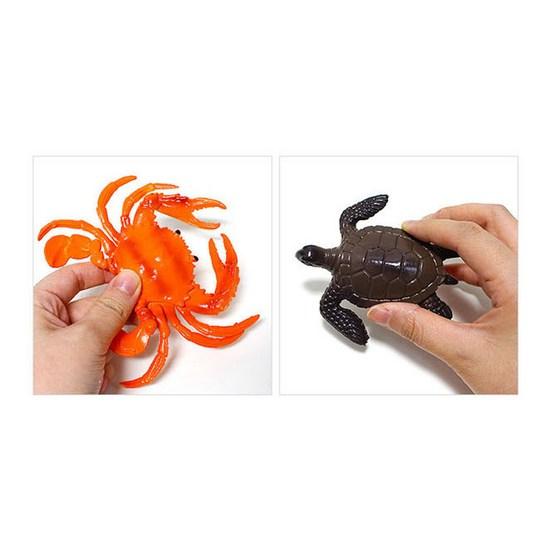 Casby Nature Soft Sea Creature Figures 14 Types, 1 Set, Popular Toys In Korea