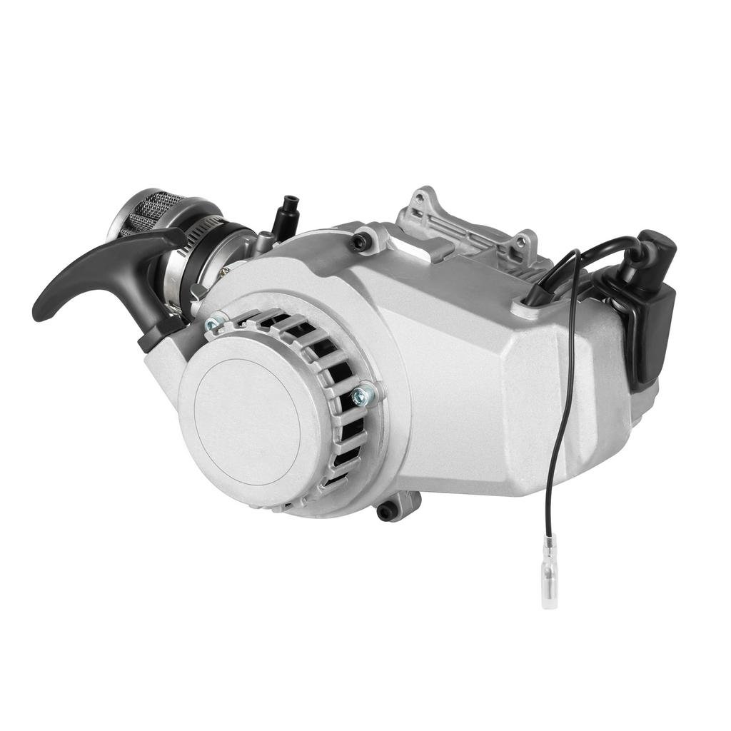 Комплект двигателя 49 куб.см, 2-тактный, высокопроизводительный двигатель с ручным стартером, воздушным фильтром и карбюратором для мини-байков, скутеров и