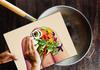 GLASS PLATE CUTTING BOARD 52x40 SMILE