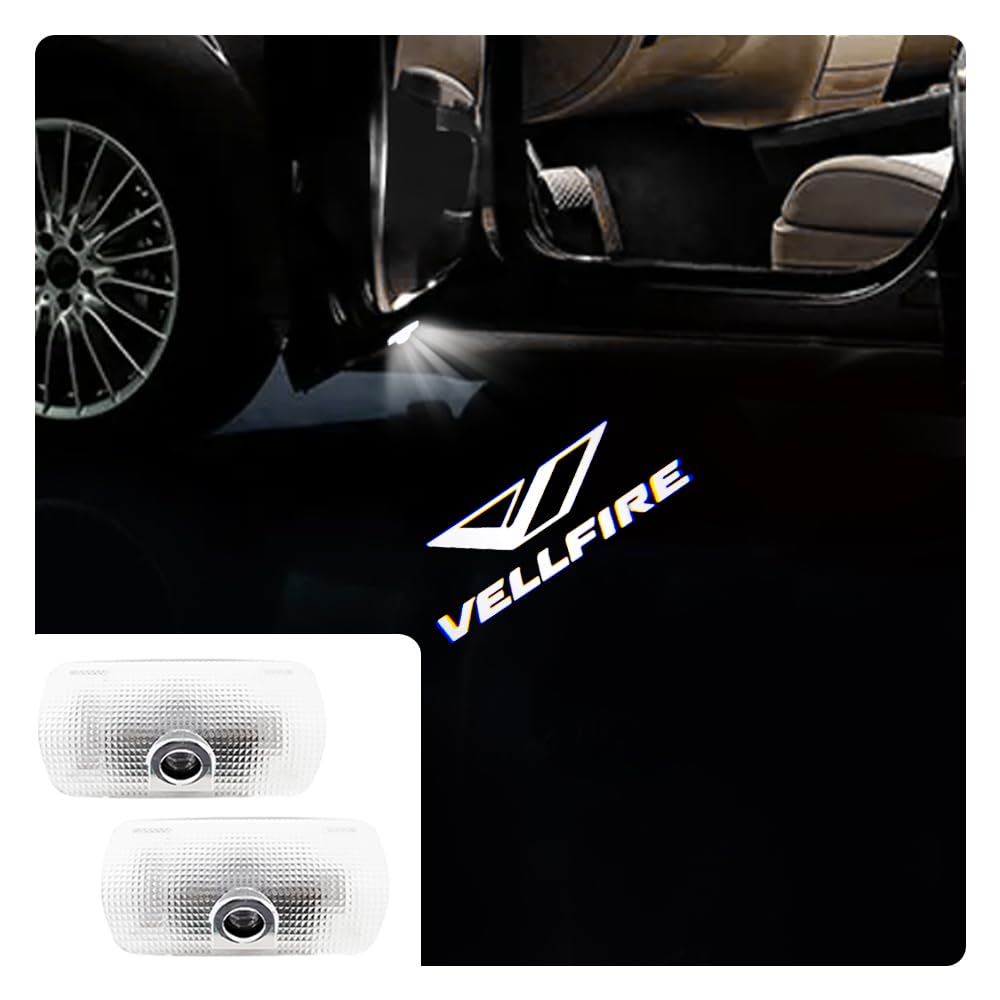 Vellfire Свет в салон Автомобильный светильник для приветствия Без выцветания Светодиодный логотип