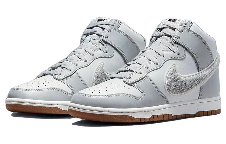 Nike Dunk High 'Шенилл Swoosh Светло-дымчато-серый' DR8805-003