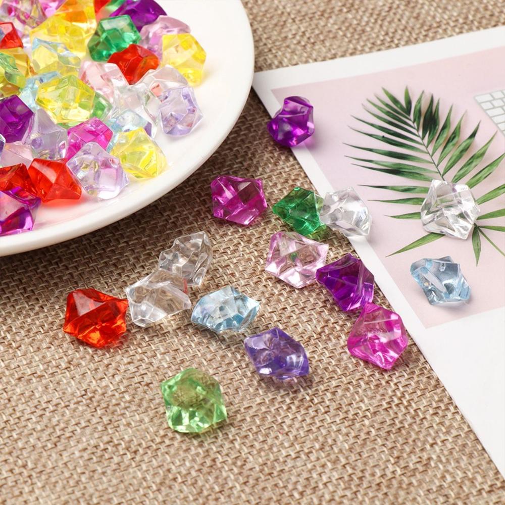 Crystal Ice Cubes Fish Tank Decoration DIY Craft Pebbles Vase Filler Cobblestones Artificial Stones