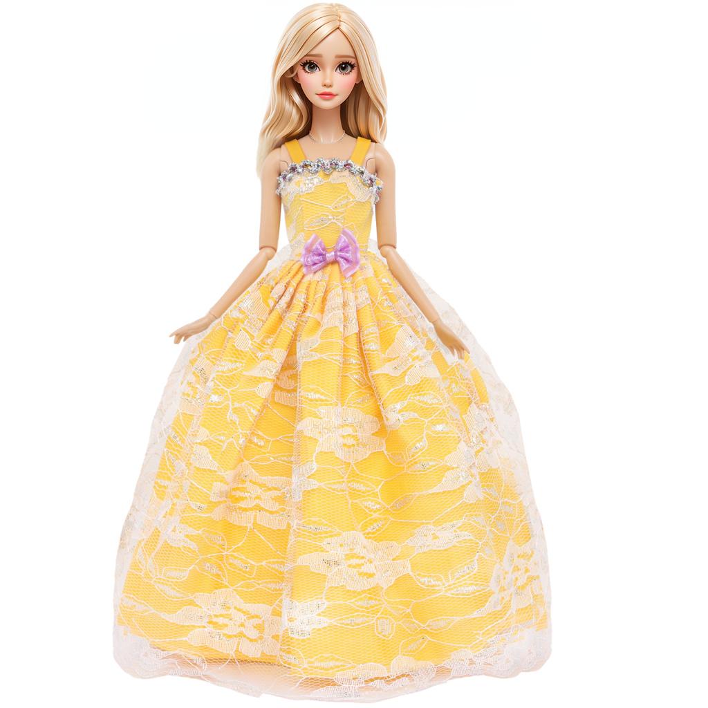 Платье для модной куклы для куклы 30 см, одежда для свадебной вечеринки, платье 11,5 дюйма, аксессуары для куклы-девочки, детская игрушка, подарок