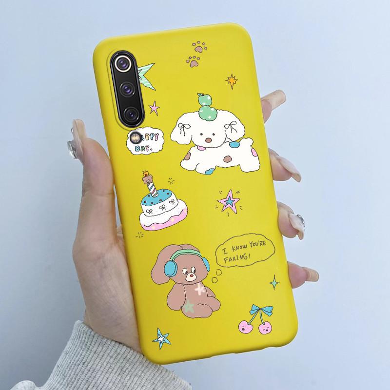 Чехол для Xiaomi Mi 9 SE Милый Мультяшный Панда Новый Узорчатый Силиконовый Матовый Мягкий Защитный Чехол Для Телефона Xiaomi Mi 9 Mi9 SE