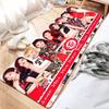 Kpop T-Twice Floor Mat Anti-slip Absorb Water Long Strip Cushion Bedroon Mat Alfombra