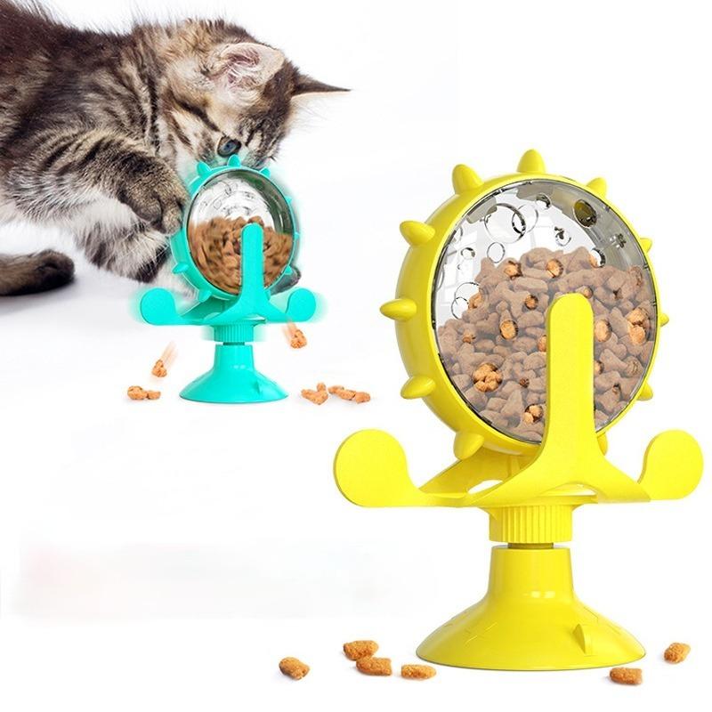 Колесо для собак, интерактивное лакомство, протекающая игрушка для маленьких собак, медленная кормушка для домашних животных, протекающий шарик, товары для домашних животных