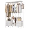 SINNONAKA Clothes Large with with Clothes Clothes Clothing Easy To Space Hanger Coat Pants Total Load Capacity 180kg Waterproof Rack, Capacity,