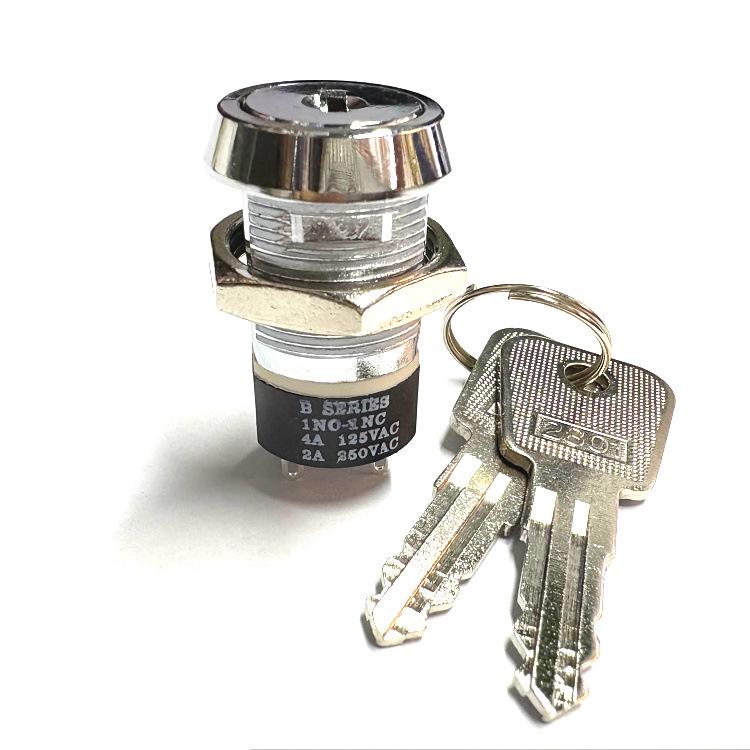Ключ-переключатель с power lock 19 мм: Модели 2801, 2802, 2803 - Лифт, Базовая станция, Уличный, Погрузчик Замки